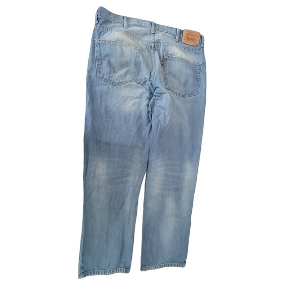 Levis 550 Relaxed Fit Jeans Mens Size 38 X 32 Straight Light Wash Denim Pants - Picture 3 of 6